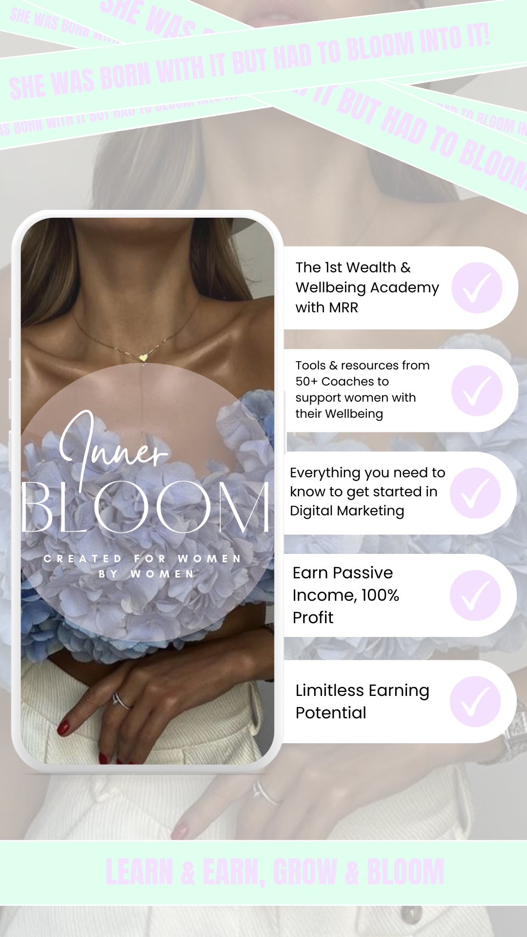 Inner Bloom Wealth and Wellbeing Academy with Master Resell Rights