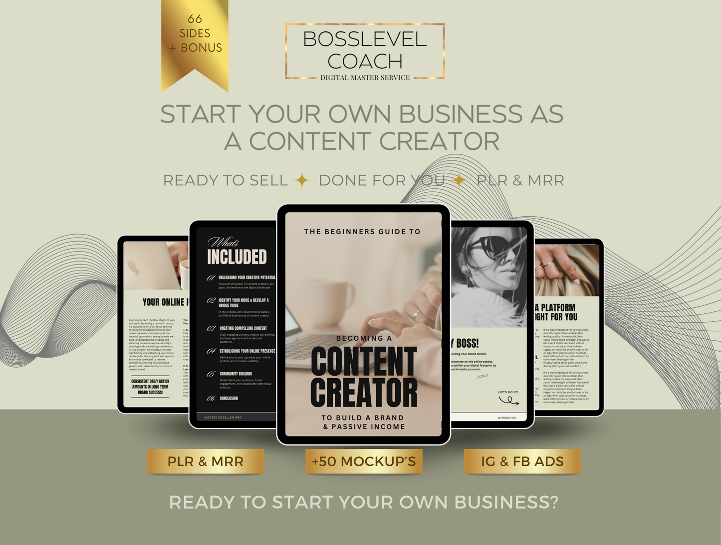 Content Creator Beginner Guide with Master Resell Rights and Private Label Rights