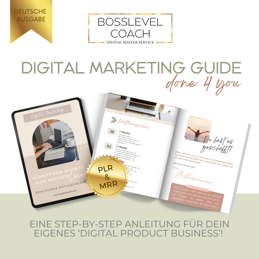 Digital Marketing Guide German Edition with Master Resell Rights and Private Label Rights