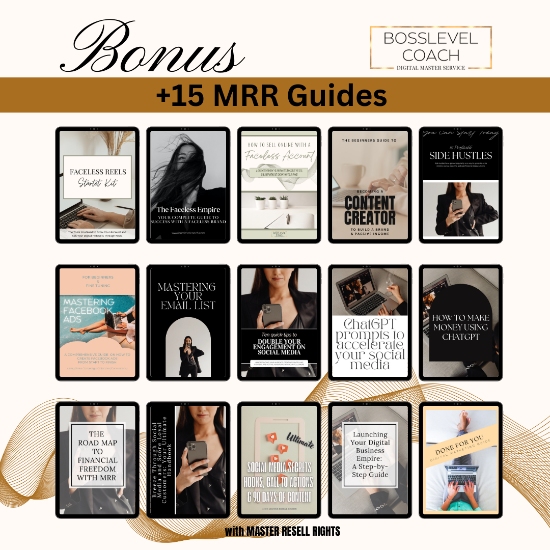 Simply Passive Beginner Course with Master Resell Rights Plus Bonus 15 High Value Guides with MRR