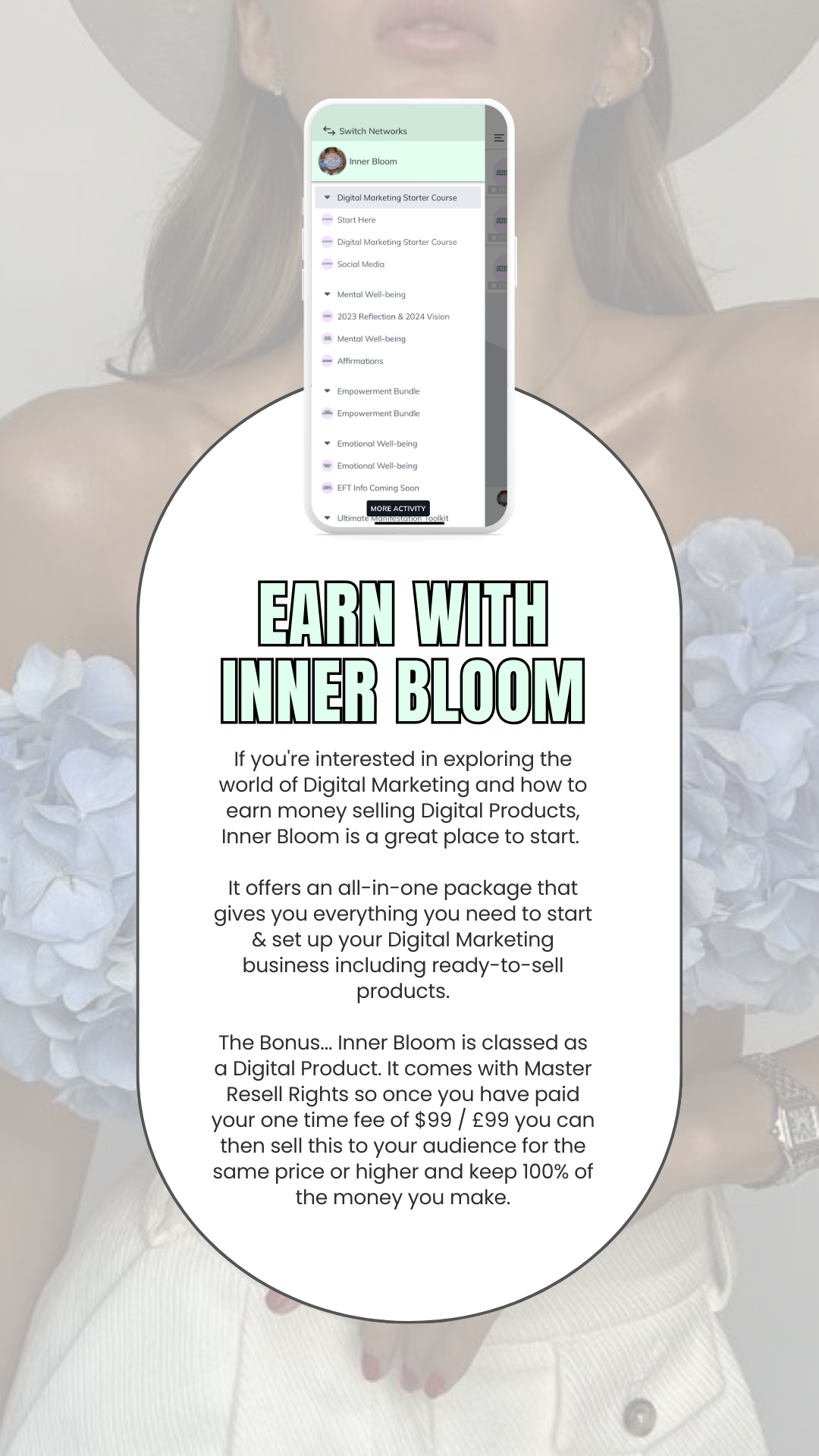 Inner Bloom  Wealth and Wellbeing Academy with Master Resell Rights