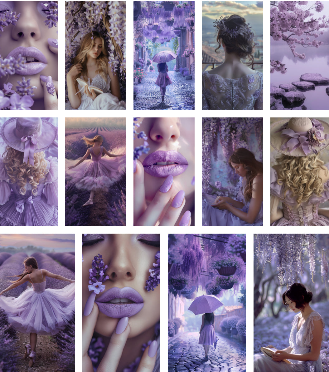 Lavender Themes Collection 102 Stock Images PLR/MRR