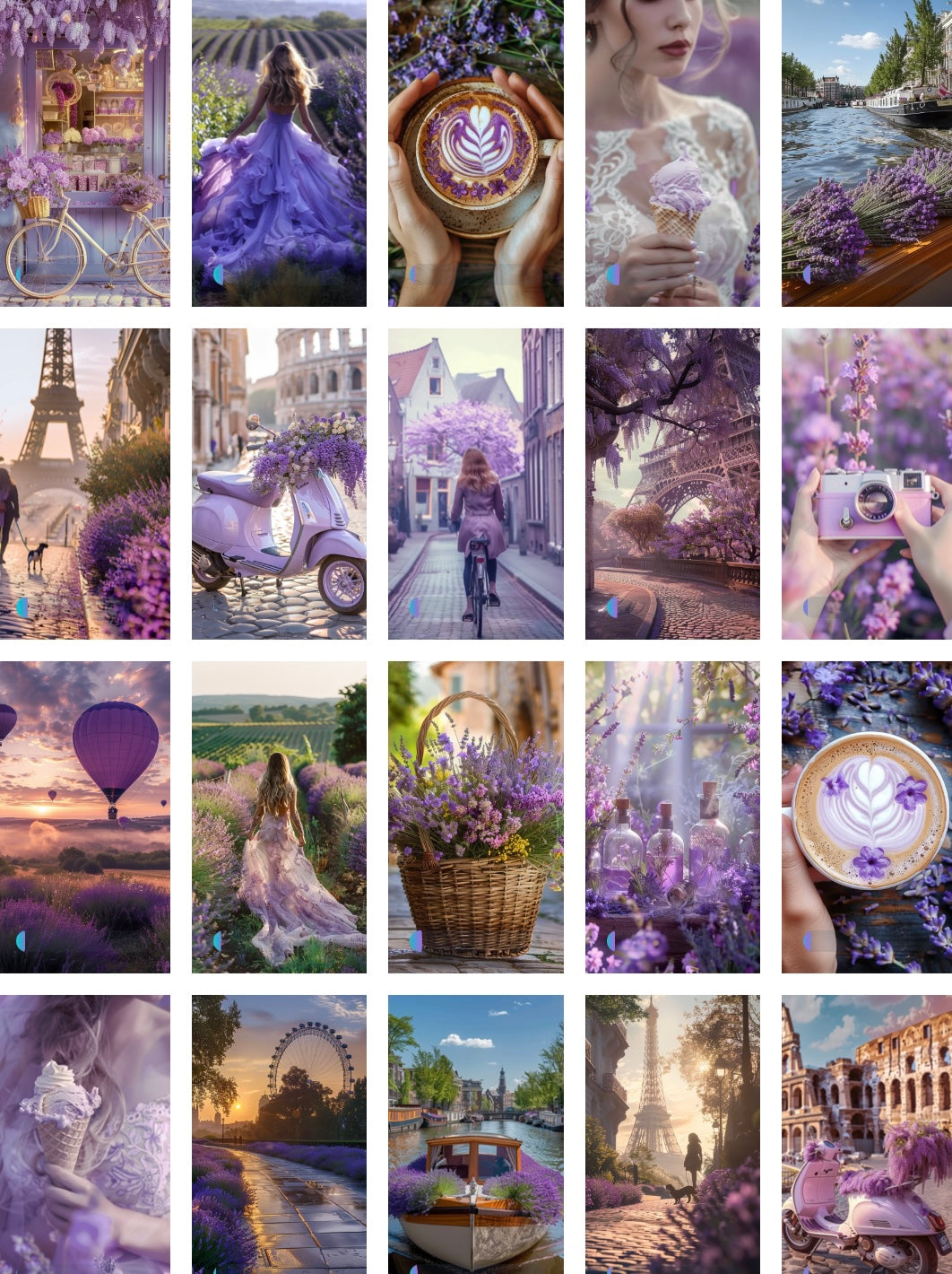 Lavender Themes Collection 102 Stock Images PLR/MRR