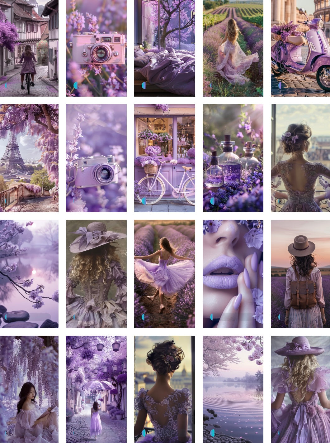 Lavender Themes Collection 102 Stock Images PLR/MRR