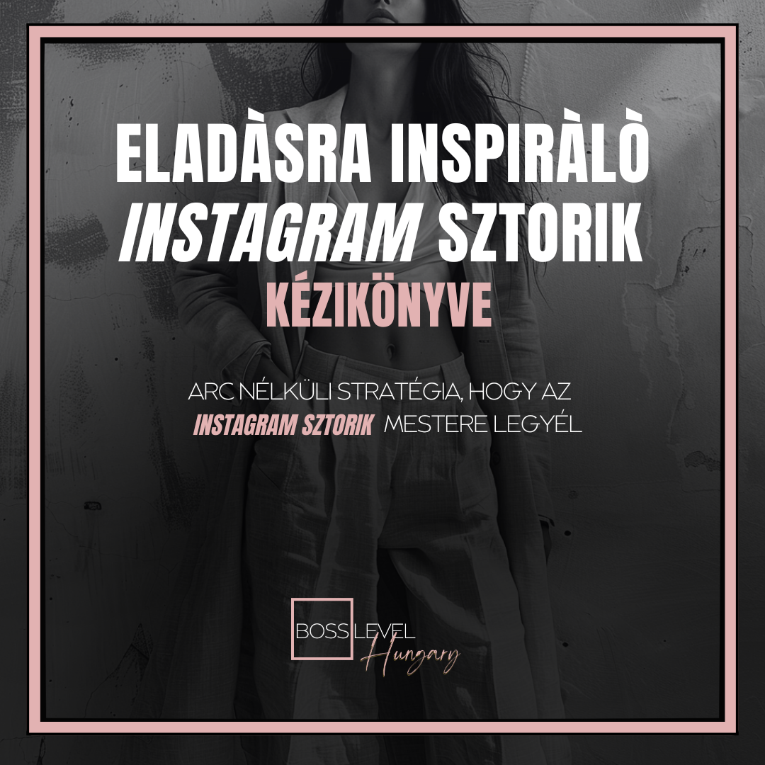 Eladásra Inspiràlò Instagram Sztorik Kézikönyve