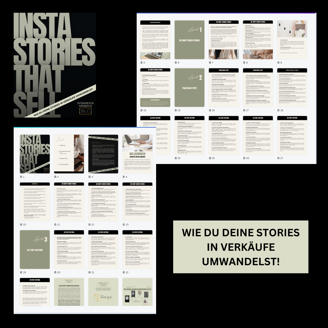 Insta Stories That Sell Deutsche Ausgabe mit MRR/PLR