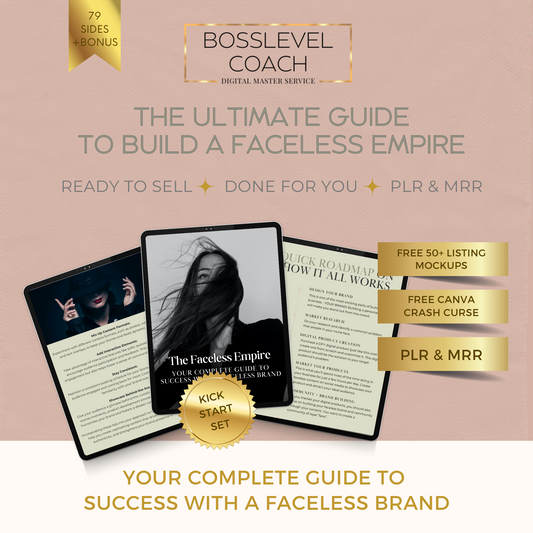 The Ultimate Guide to Build a Faceless Empire with Master Resell Rights and Private Label Rights